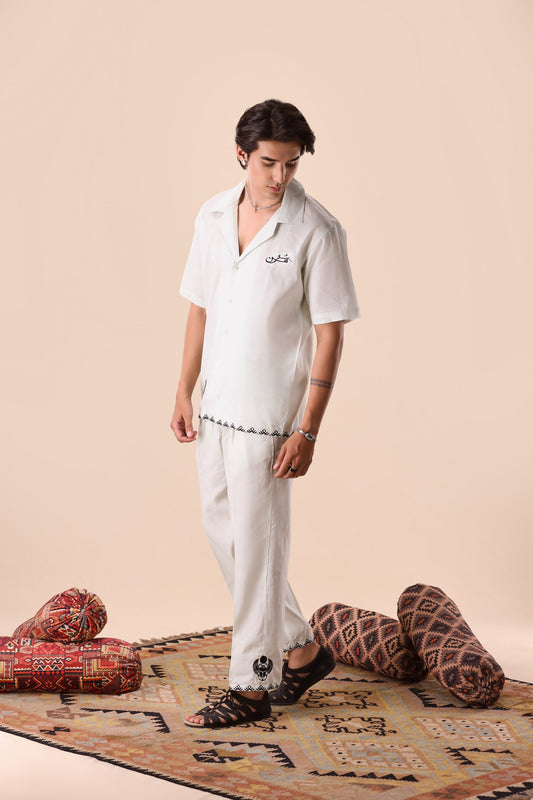 Pastel Green Resort Collar Co-ord Set