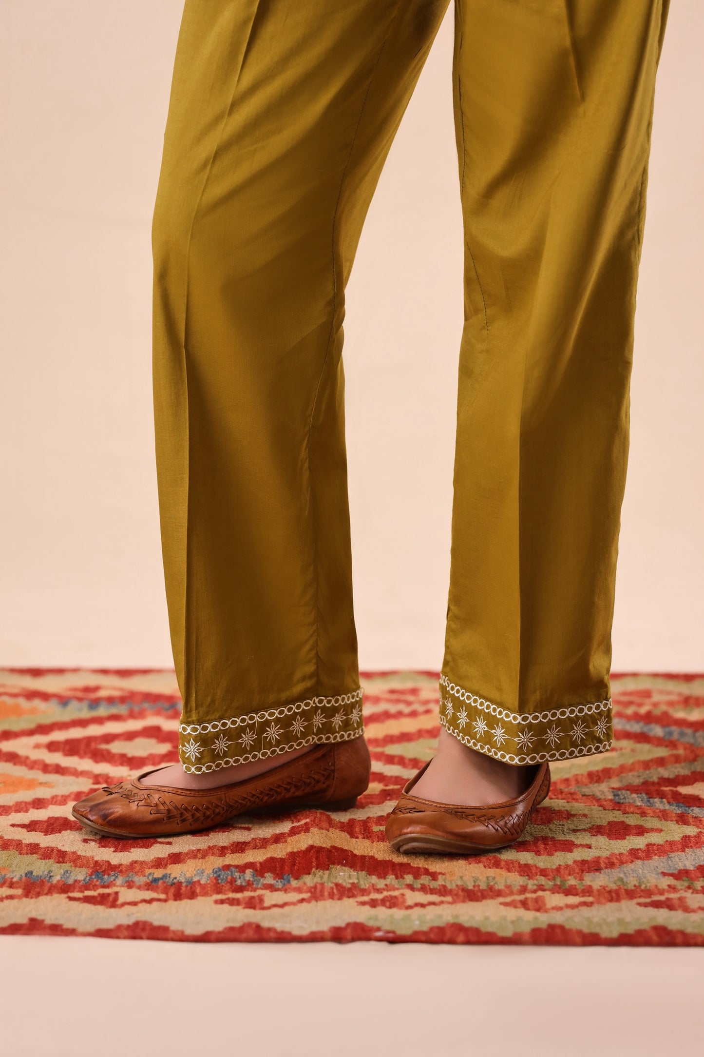 Olive Resort Collar Co-ord Set