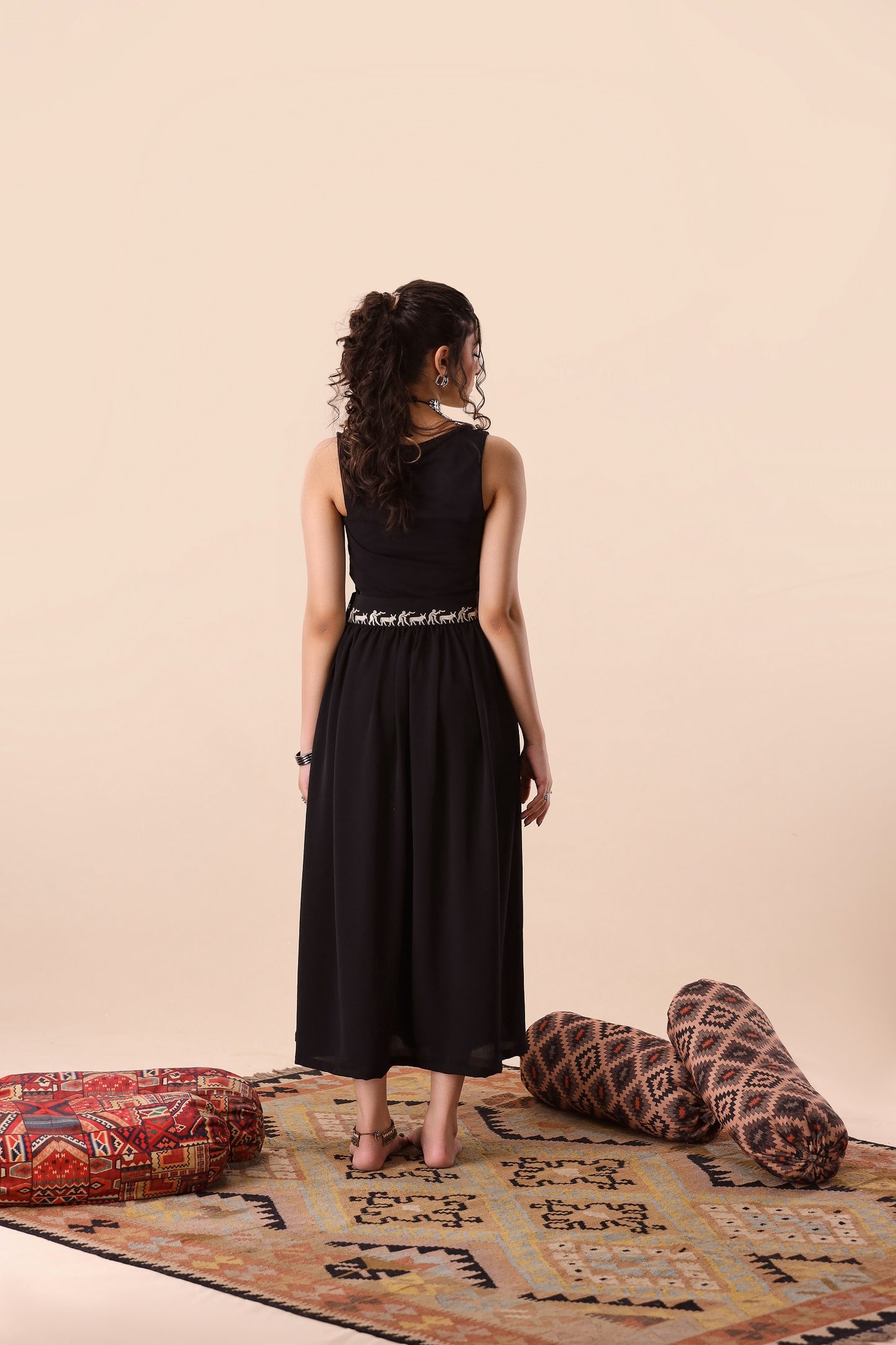 Black Trivela Skirt