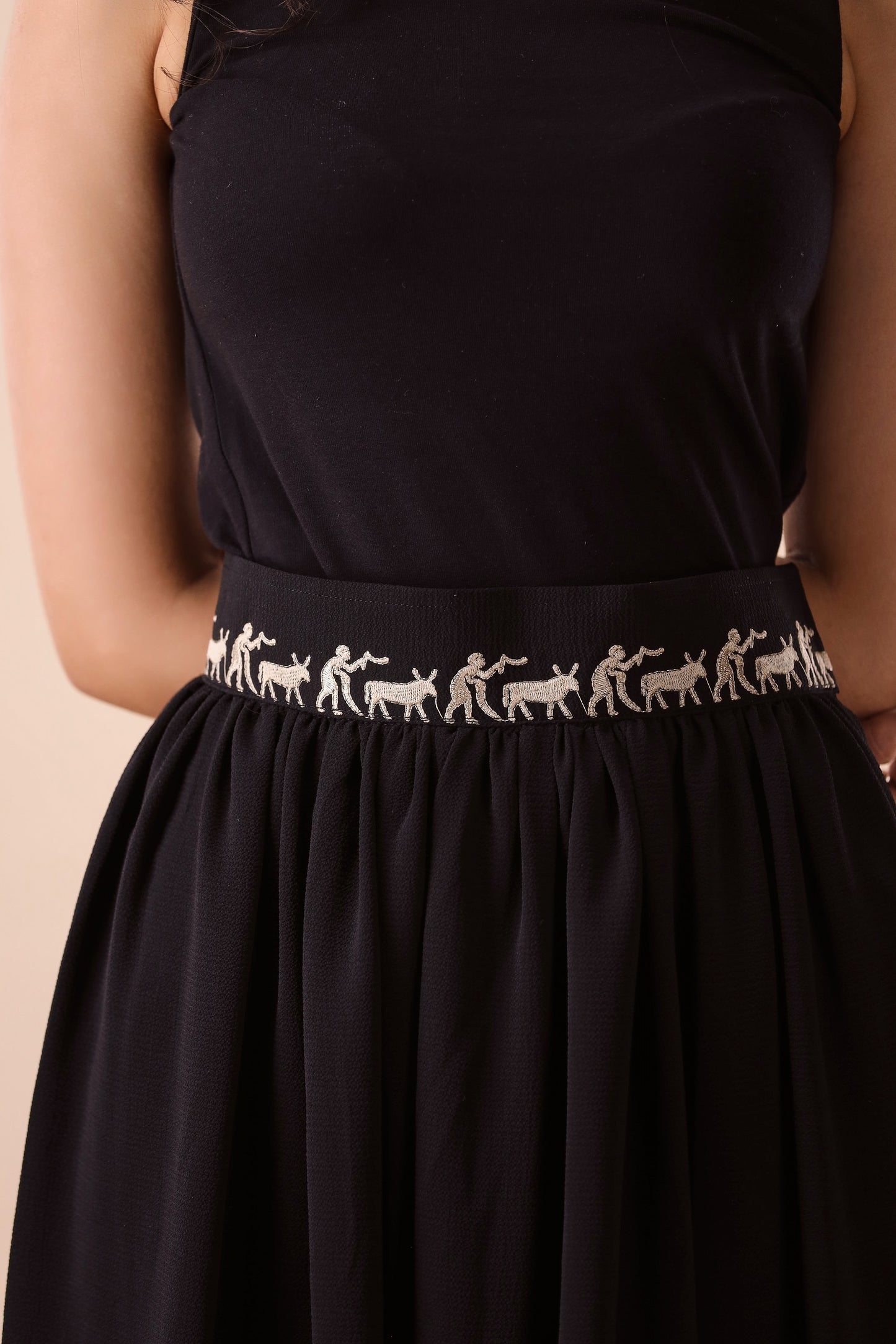 Black Trivela Skirt