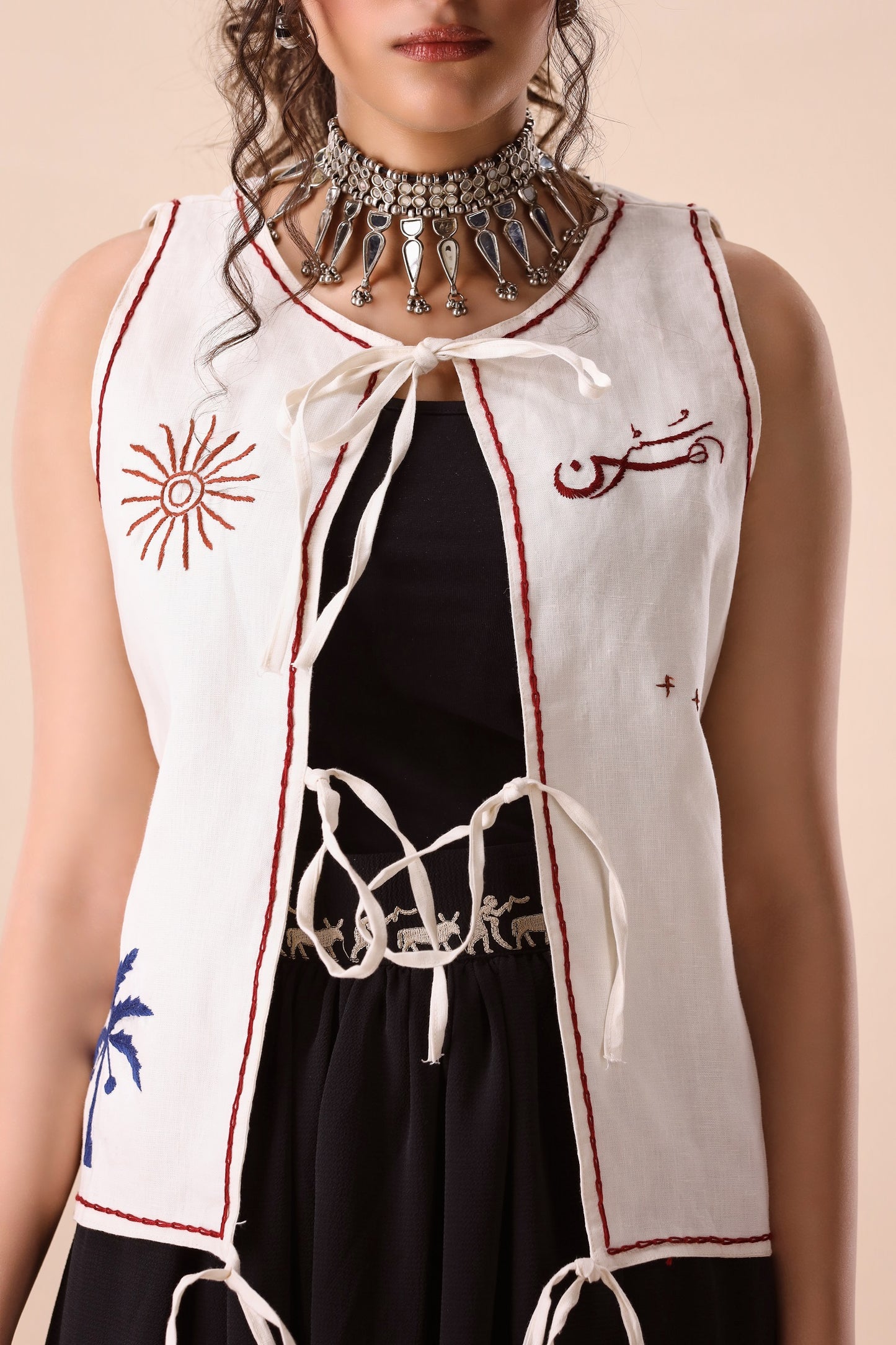 Beige Irish Linen Waistcoat (Limited Edition)