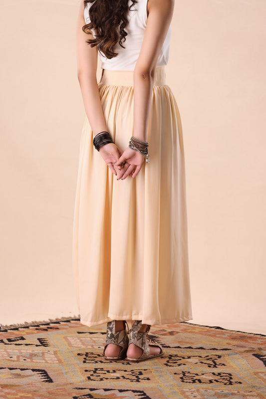 Sandy Beige Trivela Skirt