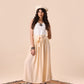 Sandy Beige Trivela Skirt