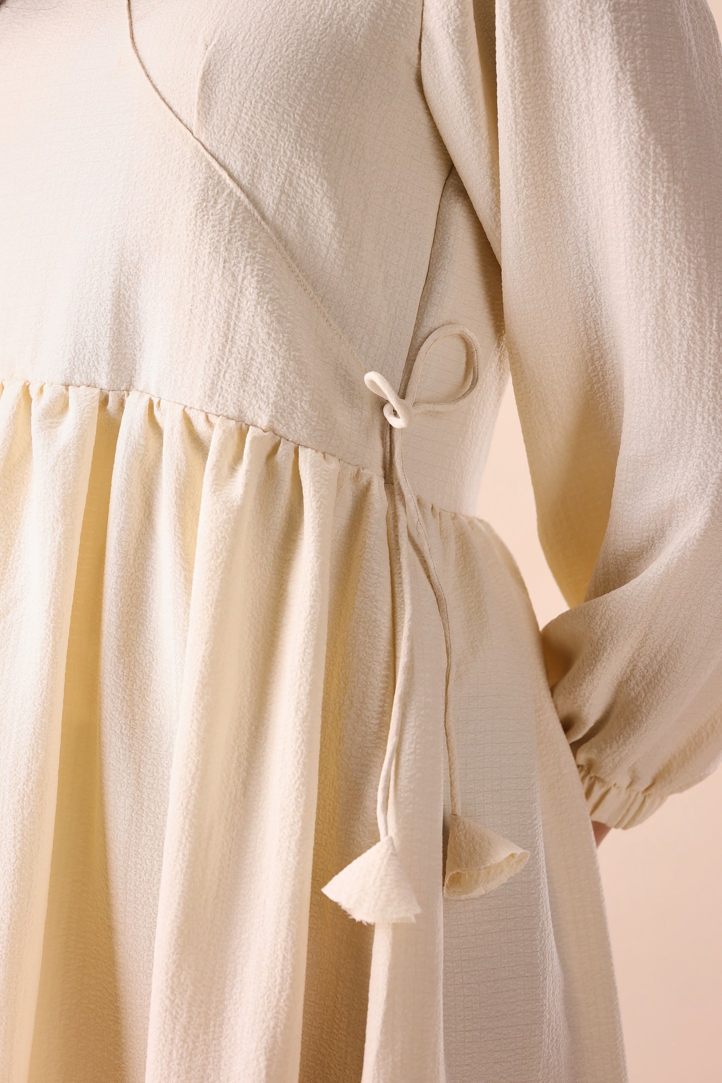 Crinkle Trivela Light Beige Middie