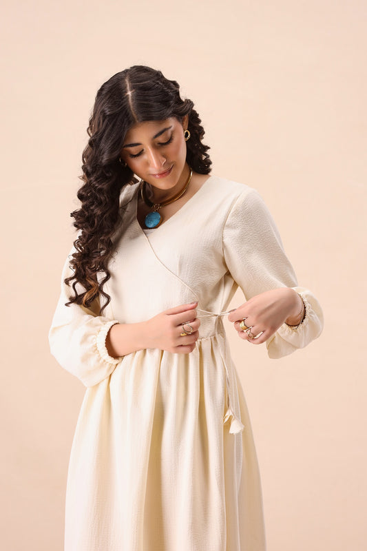 Crinkle Trivela Light Beige Middie