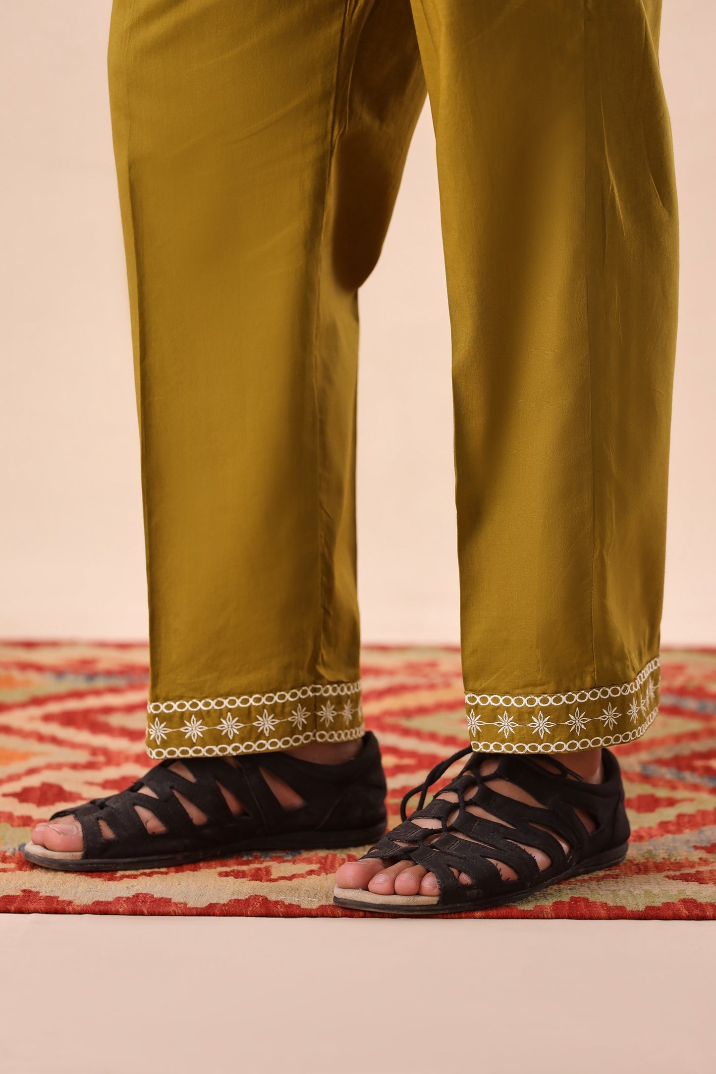 Olive Resort Collar Co-ord Set