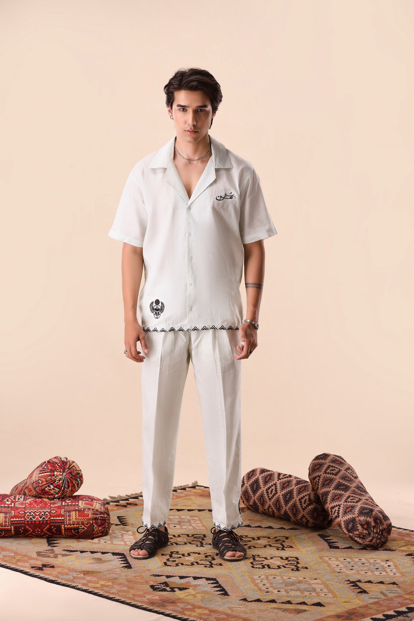 Pastel Green Resort Collar Co-ord Set