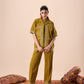 Olive Resort Collar Co-ord Set