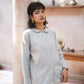 Peter Pan Collar Button Down Shirt