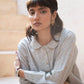 Peter Pan Collar Button Down Shirt