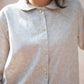 Peter Pan Collar Button Down Shirt