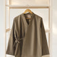 Khakhi Loose Fit Kimono