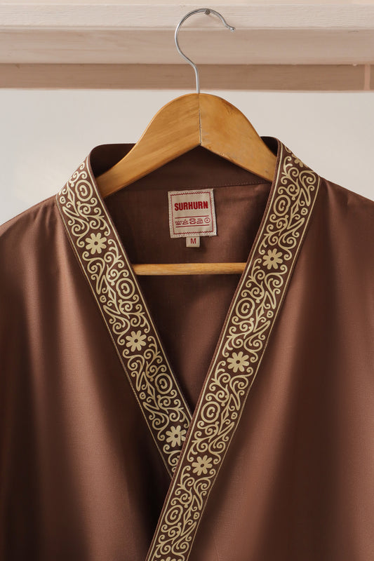 Loose Fit Gilgit Border Kimono