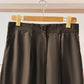 Dark Olive Green Wide Leg Trouser Pants