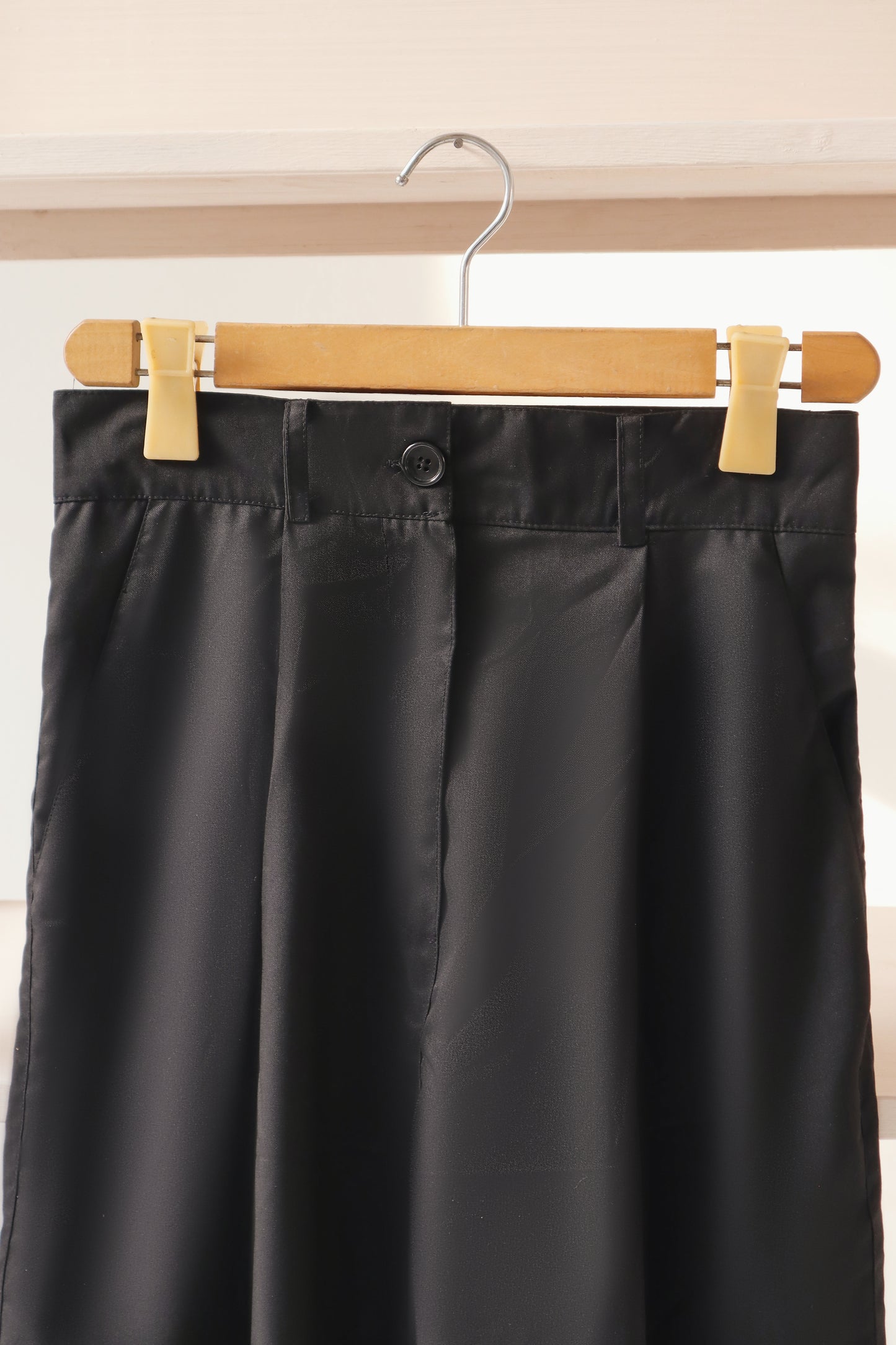 Black Wide Leg trouser Pants