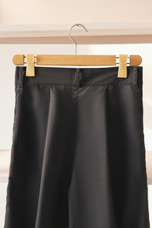 Black Wide Leg trouser Pants