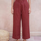 Linen Wide leg Trouser Pants