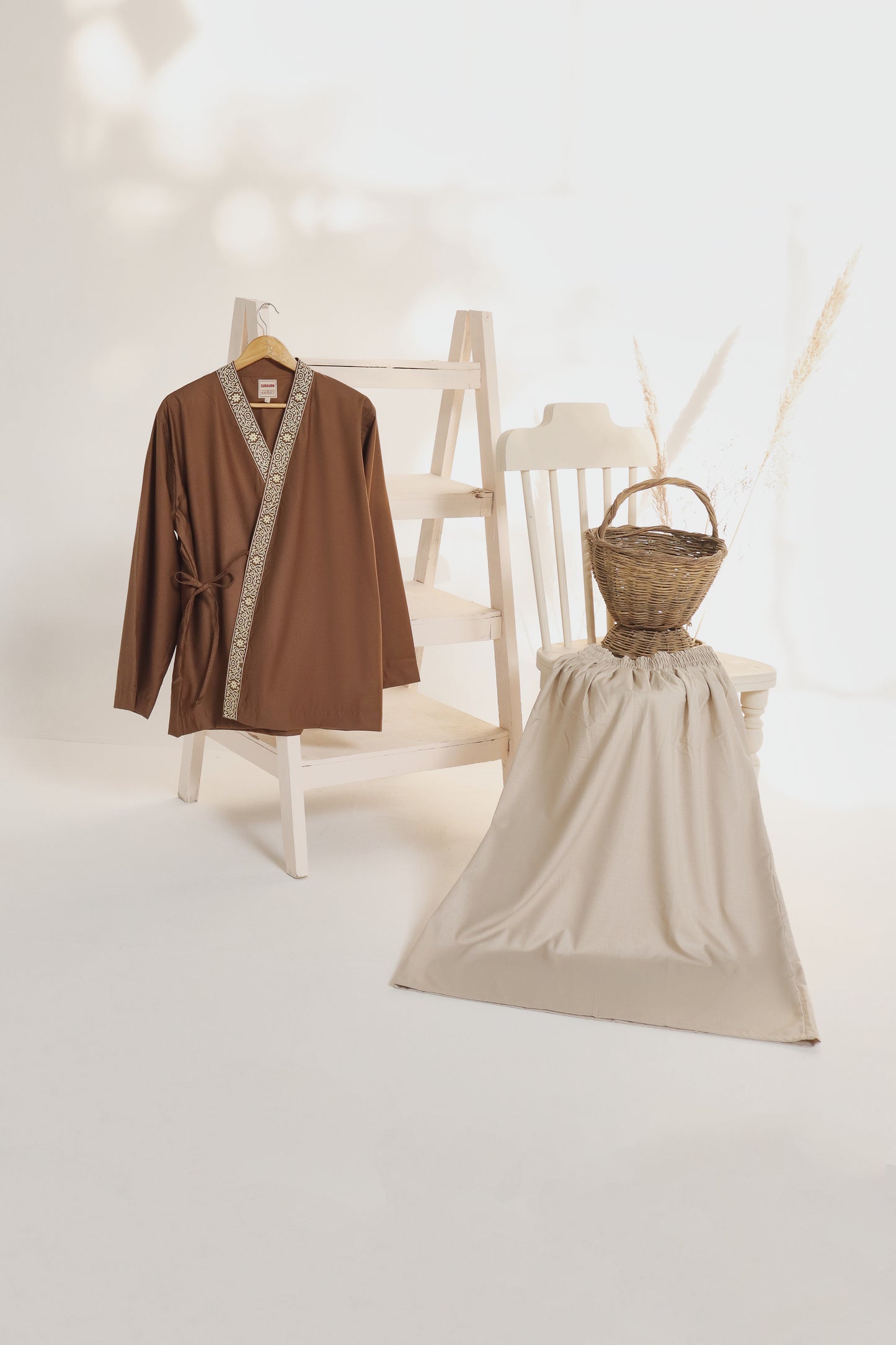 Gligit Kimono with Skirt Set